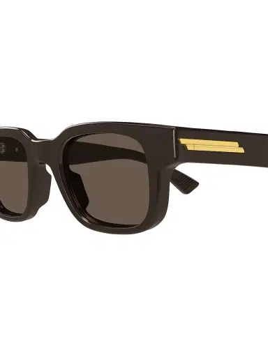 Bottega Veneta Men's Stretch Ribbon 49MM Square Sunglasses - Brown | Thumbnail 3 Bottega Veneta Men's Stretch Ribbon 49MM Square Sunglasses - Brown | Thumbnail 3