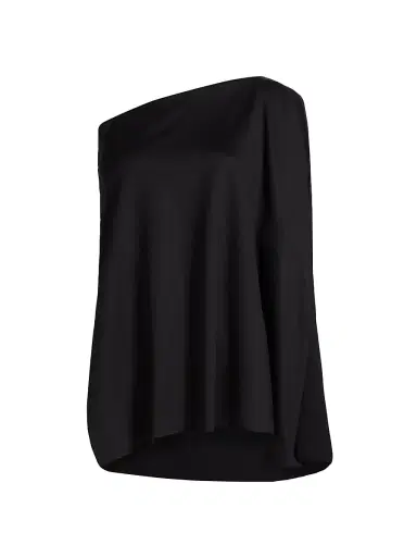 Rosetta Getty Women's One-Shoulder Caftan Top | Thumbnail 1 Rosetta Getty Women's One-Shoulder Caftan Top | Thumbnail 1