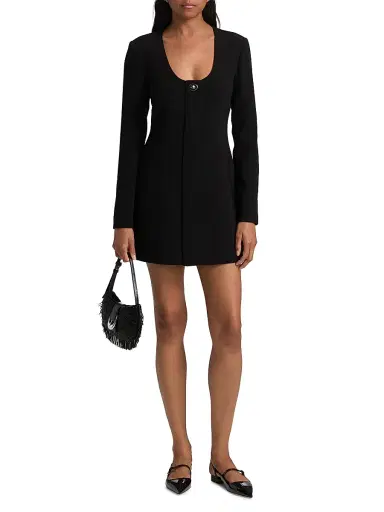 A.L.C. Women's Elena Sheath Minidress - Black | Thumbnail 2 A.L.C. Women's Elena Sheath Minidress - Black | Thumbnail 2