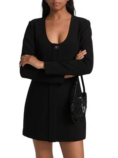 A.L.C. Women's Elena Sheath Minidress - Black | Thumbnail 3 A.L.C. Women's Elena Sheath Minidress - Black | Thumbnail 3
