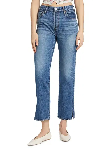 Moussy Vintage Women's Sunset Straight Mid-Rise Jeans | Thumbnail 3 Moussy Vintage Women's Sunset Straight Mid-Rise Jeans | Thumbnail 3