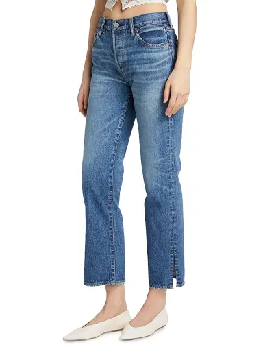 Moussy Vintage Women's Sunset Straight Mid-Rise Jeans | Thumbnail 4 Moussy Vintage Women's Sunset Straight Mid-Rise Jeans | Thumbnail 4