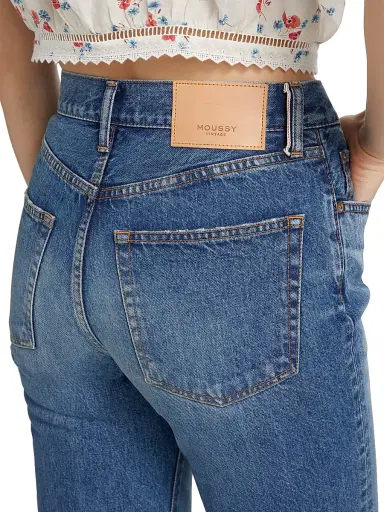 Moussy Vintage Women's Sunset Straight Mid-Rise Jeans | Thumbnail 6 Moussy Vintage Women's Sunset Straight Mid-Rise Jeans | Thumbnail 6