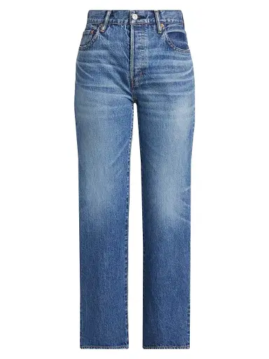 Moussy Vintage Women's Sunset Straight Mid-Rise Jeans | Thumbnail 1 Moussy Vintage Women's Sunset Straight Mid-Rise Jeans | Thumbnail 1