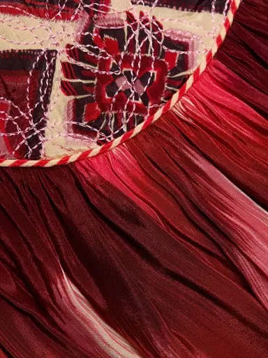 Farm Rio Women's Amanda Stripes Tapestry Abstract-Print Minidress - Red | Thumbnail 7 Farm Rio Women's Amanda Stripes Tapestry Abstract-Print Minidress - Red | Thumbnail 7