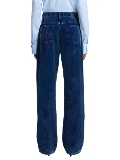 7 For All Mankind Women's Tess Courduroy Straight-Leg Trousers - Oxnard - Size 29 | Thumbnail 5 7 For All Mankind Women's Tess Courduroy Straight-Leg Trousers - Oxnard - Size 29 | Thumbnail 5