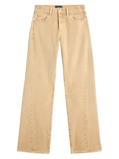 7 For All Mankind Women's Twisted Tess Cotton Trousers - Sandune - Size 31 | Thumbnail 1 7 For All Mankind Women's Twisted Tess Cotton Trousers - Sandune - Size 31 | Thumbnail 1
