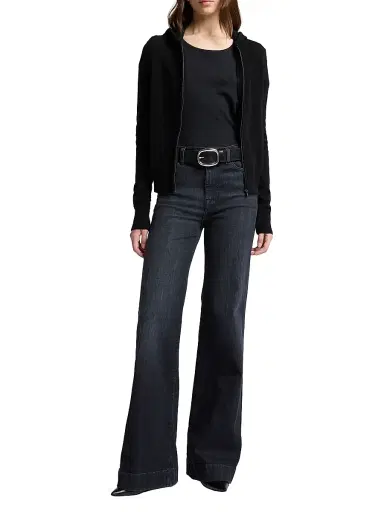 7 For All Mankind Women's Modern Dojo Flare Jeans - Blacky - Size 23 | Thumbnail 2 7 For All Mankind Women's Modern Dojo Flare Jeans - Blacky - Size 23 | Thumbnail 2