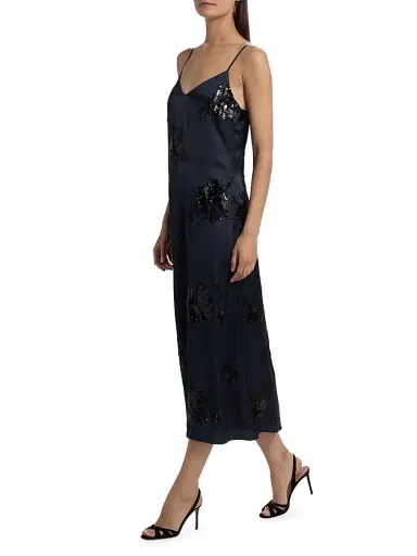 Ramy Brook Women's Shannon Sequin Midi-Dress - Navy | Thumbnail 2 Ramy Brook Women's Shannon Sequin Midi-Dress - Navy | Thumbnail 2