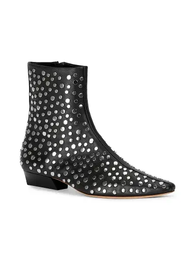 Staud Women's Wally 25MM Rivets Leather Ankle Boots - Rivets | Thumbnail 2 Staud Women's Wally 25MM Rivets Leather Ankle Boots - Rivets | Thumbnail 2