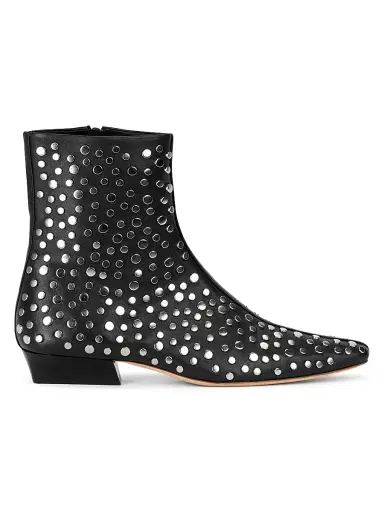 Staud Women's Wally 25MM Rivets Leather Ankle Boots - Rivets | Thumbnail 1 Staud Women's Wally 25MM Rivets Leather Ankle Boots - Rivets | Thumbnail 1