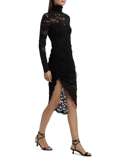 Generation Love Women's Iria Floral Lace Midi-Dress - Black | Thumbnail 2 Generation Love Women's Iria Floral Lace Midi-Dress - Black | Thumbnail 2