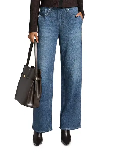 rag & bone Women's rb Miramar Terry Wide-Leg Pants - Petra | Thumbnail 3 rag & bone Women's rb Miramar Terry Wide-Leg Pants - Petra | Thumbnail 3