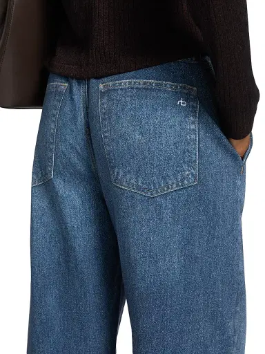 rag & bone Women's rb Miramar Terry Wide-Leg Pants - Petra | Thumbnail 6 rag & bone Women's rb Miramar Terry Wide-Leg Pants - Petra | Thumbnail 6