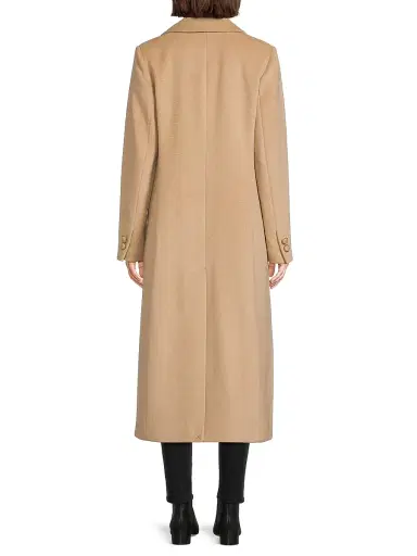 Milly Women's Wool-Blend Single-Breasted Maxi Coat - Camel | Thumbnail 5 Milly Women's Wool-Blend Single-Breasted Maxi Coat - Camel | Thumbnail 5
