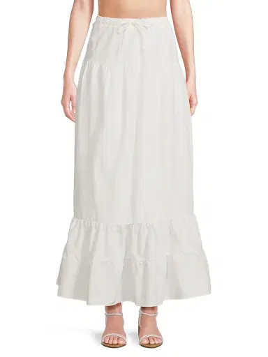 Peixoto Women's Rily Tiered Maxi Skirt - Navy | Thumbnail 3 Peixoto Women's Rily Tiered Maxi Skirt - Navy | Thumbnail 3