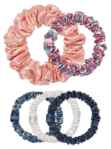slip Women's 5-Piece Pure Silk Scrunchie Set | Thumbnail 2 slip Women's 5-Piece Pure Silk Scrunchie Set | Thumbnail 2