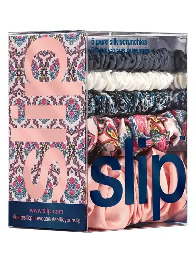 slip Women's 5-Piece Pure Silk Scrunchie Set | Thumbnail 3 slip Women's 5-Piece Pure Silk Scrunchie Set | Thumbnail 3