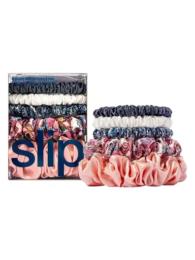 slip Women's 5-Piece Pure Silk Scrunchie Set | Thumbnail 1 slip Women's 5-Piece Pure Silk Scrunchie Set | Thumbnail 1