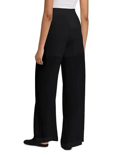 Alberta Ferretti Women's Silk Wide-Leg Trousers | Thumbnail 5 Alberta Ferretti Women's Silk Wide-Leg Trousers | Thumbnail 5