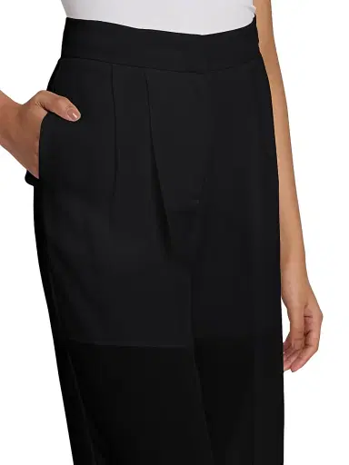 Alberta Ferretti Women's Silk Wide-Leg Trousers | Thumbnail 6 Alberta Ferretti Women's Silk Wide-Leg Trousers | Thumbnail 6