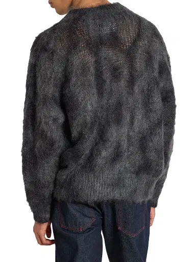 Isabel Marant Men's Miller Mohair-Wool Crewneck Sweater - Anthracite | Thumbnail 5 Isabel Marant Men's Miller Mohair-Wool Crewneck Sweater - Anthracite | Thumbnail 5