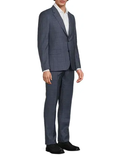 Paul Smith Men's Soho Check Wool Suit - Navy | Thumbnail 4 Paul Smith Men's Soho Check Wool Suit - Navy | Thumbnail 4