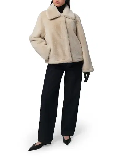 Apparis Women's Elis Faux Fur Coat - Latte - Size XL | Thumbnail 2 Apparis Women's Elis Faux Fur Coat - Latte - Size XL | Thumbnail 2