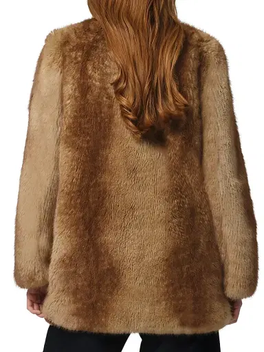 Apparis Women's Petra Faux-Mink Fur Coat | Thumbnail 4 Apparis Women's Petra Faux-Mink Fur Coat | Thumbnail 4
