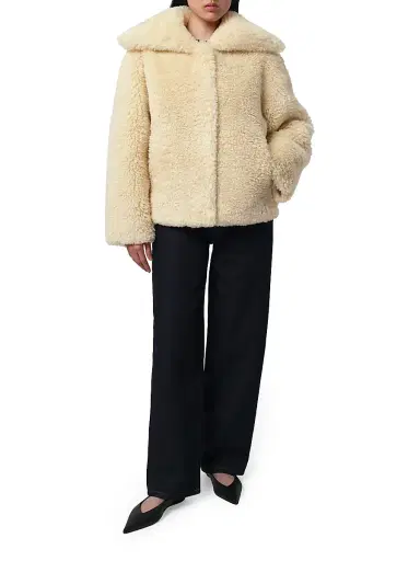 Apparis Women's Collins Bouclette Coat - Oat | Thumbnail 2 Apparis Women's Collins Bouclette Coat - Oat | Thumbnail 2