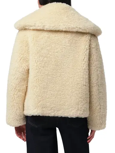 Apparis Women's Collins Bouclette Coat - Oat | Thumbnail 5 Apparis Women's Collins Bouclette Coat - Oat | Thumbnail 5