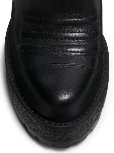 Cinq à Sept Women's Marley 1MM Leather Platform Boots - Black | Thumbnail 4 Cinq à Sept Women's Marley 1MM Leather Platform Boots - Black | Thumbnail 4