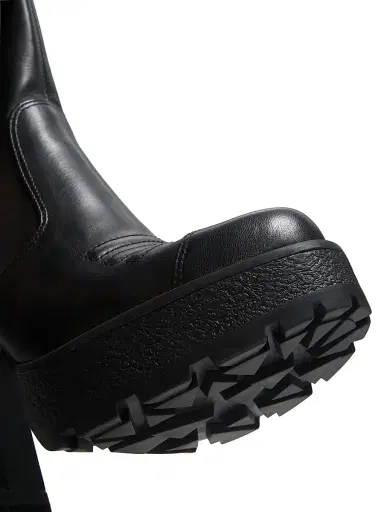 Cinq à Sept Women's Marley 1MM Leather Platform Boots - Black | Thumbnail 6 Cinq à Sept Women's Marley 1MM Leather Platform Boots - Black | Thumbnail 6