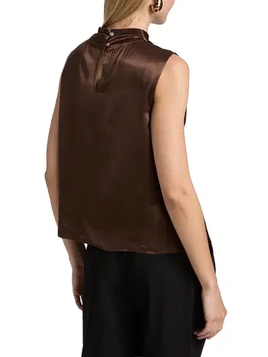 Rails Women's Kaleen Draped Sleeveless Top - Espresso | Thumbnail 5 Rails Women's Kaleen Draped Sleeveless Top - Espresso | Thumbnail 5