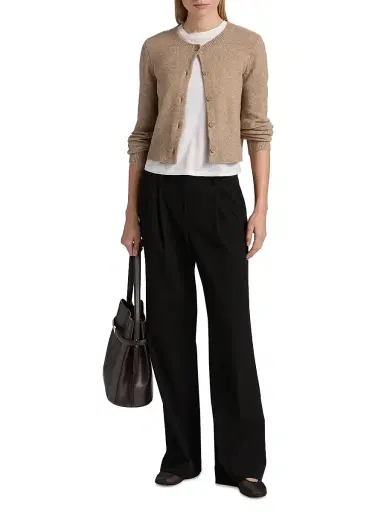 Rails Women's Matilda Fitted Cardigan - Heather Oat | Thumbnail 2 Rails Women's Matilda Fitted Cardigan - Heather Oat | Thumbnail 2