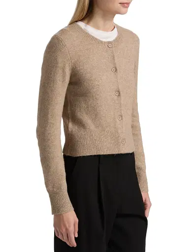 Rails Women's Matilda Fitted Cardigan - Heather Oat | Thumbnail 4 Rails Women's Matilda Fitted Cardigan - Heather Oat | Thumbnail 4