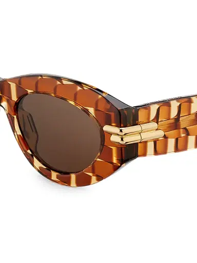 Bottega Veneta Women's Curvy Bold Ribbon 51MM Cat-Eye Sunglasses | Thumbnail 3 Bottega Veneta Women's Curvy Bold Ribbon 51MM Cat-Eye Sunglasses | Thumbnail 3