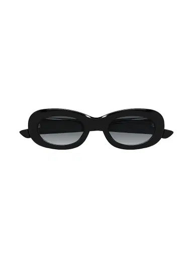 McQueen Women's 51MM Oval Sunglasses - Black | Thumbnail 2 McQueen Women's 51MM Oval Sunglasses - Black | Thumbnail 2
