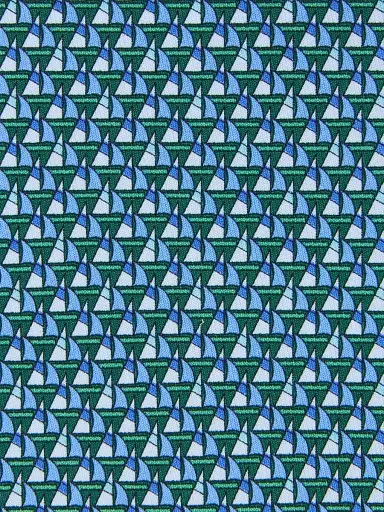 Ferragamo Men's Ancora Sailboat Silk Tie | Thumbnail 4 Ferragamo Men's Ancora Sailboat Silk Tie | Thumbnail 4