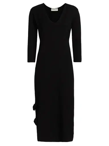 Chiara Boni La Petite Robe Women's Dillak Pepper V-Neck Knit Dress | Thumbnail 1 Chiara Boni La Petite Robe Women's Dillak Pepper V-Neck Knit Dress | Thumbnail 1