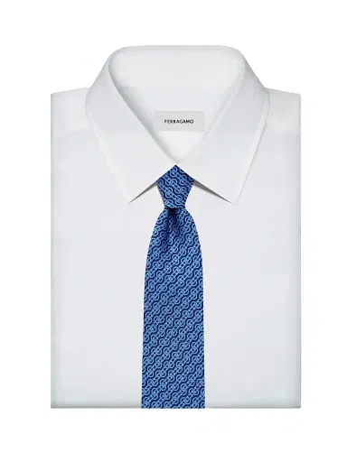 Ferragamo Men's Trofeo Silk Tie | Thumbnail 2 Ferragamo Men's Trofeo Silk Tie | Thumbnail 2