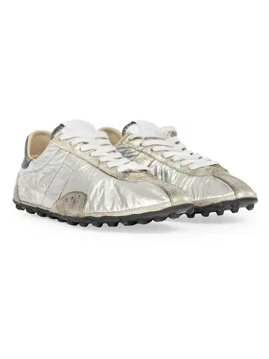 Maison Margiela Women's Metallic Low-Top Sprinter Sneakers | Thumbnail 2 Maison Margiela Women's Metallic Low-Top Sprinter Sneakers | Thumbnail 2