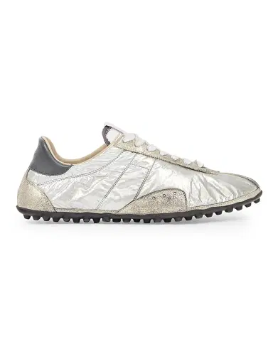 Maison Margiela Women's Metallic Low-Top Sprinter Sneakers | Thumbnail 1 Maison Margiela Women's Metallic Low-Top Sprinter Sneakers | Thumbnail 1