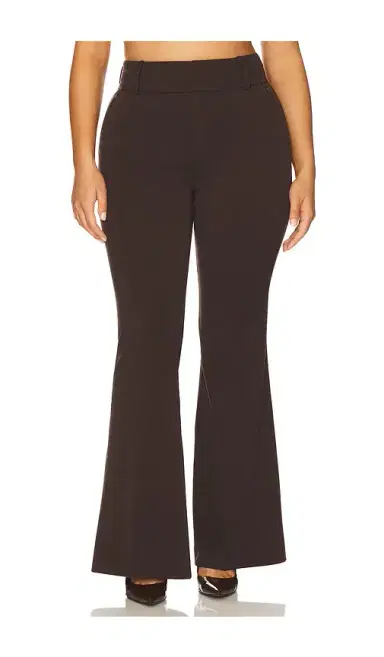 Good American Essential Suiting Flare Trousers | Thumbnail 2 Good American Essential Suiting Flare Trousers | Thumbnail 2