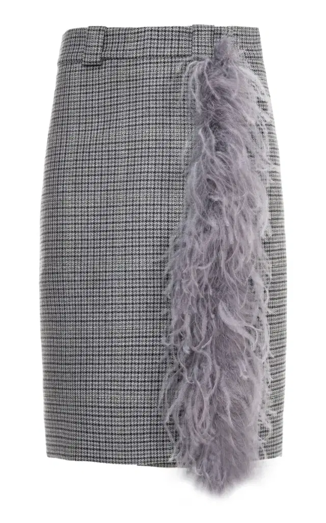 Houndstooth Wrap Skirt Houndstooth Wrap Skirt