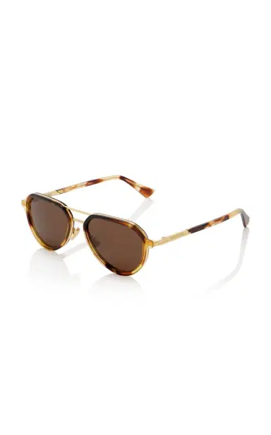 Bottega Veneta Aviator-Frame Acetate Sunglasses | Thumbnail 3 Bottega Veneta Aviator-Frame Acetate Sunglasses | Thumbnail 3