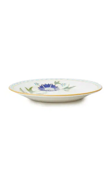 Este Ceramiche for Moda Domus Set-of-Four Printed Ceramic Dessert Plates - Blue | Thumbnail 4 Este Ceramiche for Moda Domus Set-of-Four Printed Ceramic Dessert Plates - Blue | Thumbnail 4