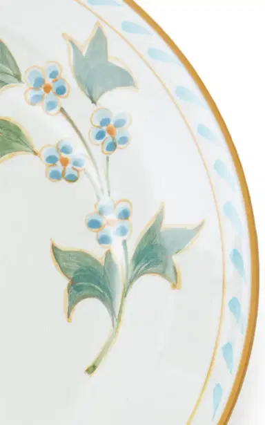 Este Ceramiche for Moda Domus Set-of-Four Printed Ceramic Dessert Plates - Blue | Thumbnail 6 Este Ceramiche for Moda Domus Set-of-Four Printed Ceramic Dessert Plates - Blue | Thumbnail 6