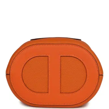 HERMÈS Hermes In-The-Loop 18 Orange Clemence and Swift Palladium Hardware | Thumbnail 5 HERMÈS Hermes In-The-Loop 18 Orange Clemence and Swift Palladium Hardware | Thumbnail 5