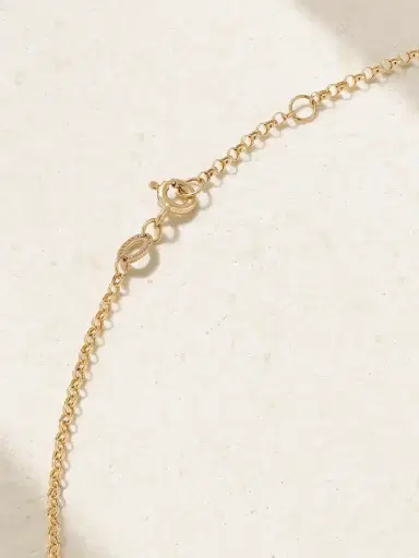 L’Atelier Nawbar Karma 18-karat Yellow And White Gold, Mother-of-pearl And Diamond Necklace | Thumbnail 3 L’Atelier Nawbar Karma 18-karat Yellow And White Gold, Mother-of-pearl And Diamond Necklace | Thumbnail 3